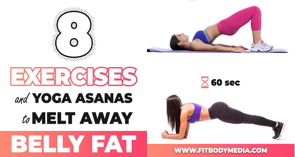 8 Exercises and Yoga Asanas to Melt Away Belly Fat