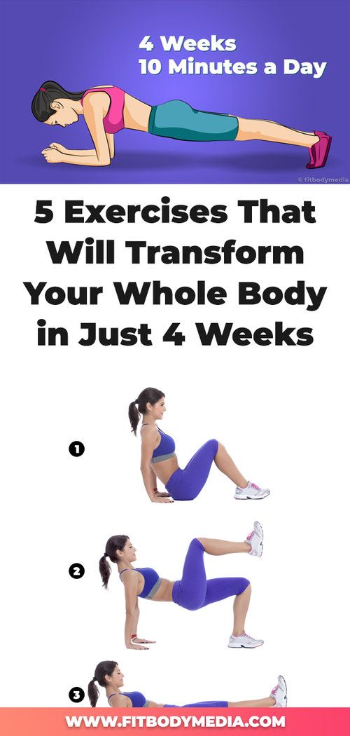 5 Exercises That Will Transform Your Whole Body in Just 4 Weeks - The ...