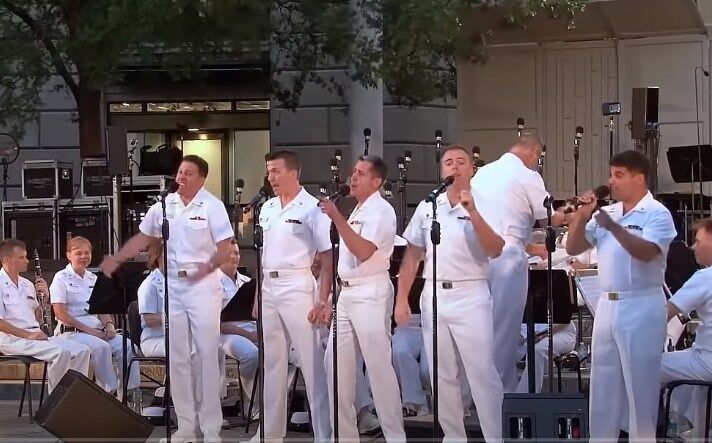 A Group of Soulful Navy Sailors Takes the Stage to Perform 60s Classics ...